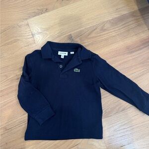 Lacoste Dark Blue Polo with Iconic Logo